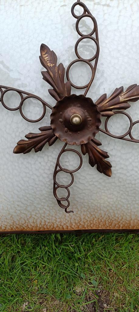 Grote Vintage Hanglamp, Antiek en Kunst, Antiek | Lampen, Ophalen