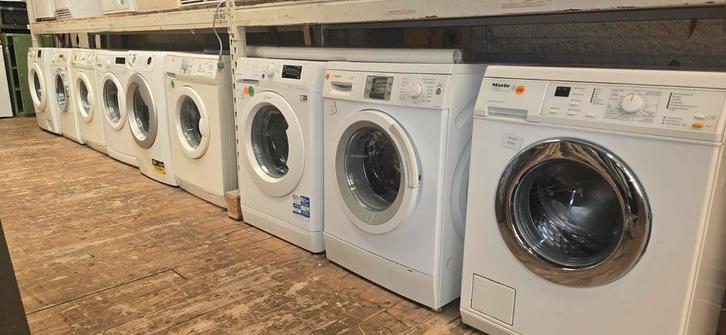 Heel veel jong gebruikte wasmachines met garantie, Witgoed en Apparatuur, Wasmachines, Zo goed als nieuw, 6 tot 8 kg, Minder dan 85 cm