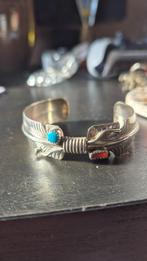Armband echt zilver, Ophalen of Verzenden, Zo goed als nieuw, Met edelsteen, Zilver