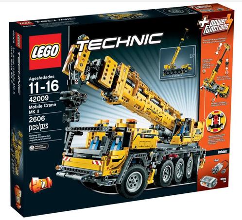 Lego 42009 Mobiele kraan MK II, Kinderen en Baby's, Speelgoed | Duplo en Lego, Zo goed als nieuw, Lego, Complete set, Ophalen of Verzenden