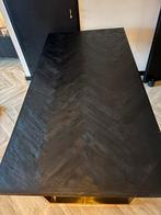 Zwarte Visgraat Eettafel 180x90, Huis en Inrichting, Tafels | Eettafels, Ophalen, 50 tot 100 cm, Zo goed als nieuw, 150 tot 200 cm