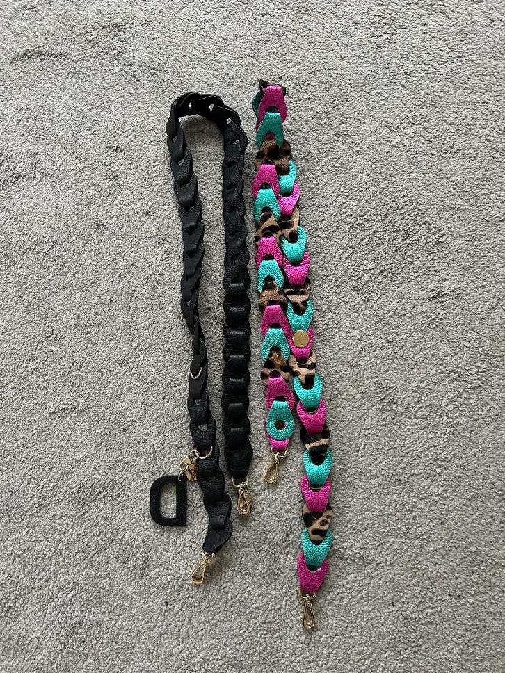 Kascha C tas portemonnee en straps, Sieraden, Tassen en Uiterlijk, Tassen | Damestassen, Zo goed als nieuw, Overige typen, Zwart