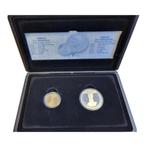 Nederland 10 euro goud +zilver Huwelijksset 2002 in cassette, Postzegels en Munten, Munten | Nederland, Setje, Koningin Beatrix
