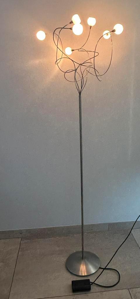 Schitterende design vloerlamp Snowball van Harco Loor, Huis en Inrichting, Lampen | Vloerlampen, Zo goed als nieuw, 150 tot 200 cm