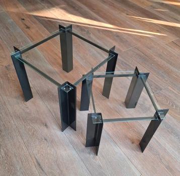 Set Industriële Vintage Nestingtables  beschikbaar voor biedingen
