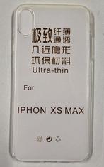 Transparant iPhone XS Max Hoesje - Nieuw, Verzenden, Nieuw, IPhone XS Max, Hoesje of Tasje