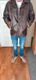 Zeer mooie bruin leren heren jas van PME. Ruime maat L, Kleding | Heren, Jassen | Winter, Ophalen, Zo goed als nieuw, Maat 52/54 (L)