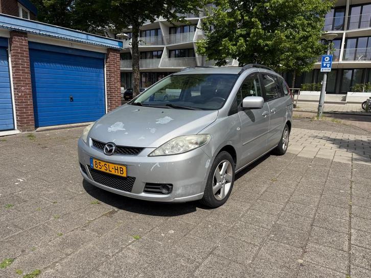 Mazda 5 1.8 Touring 7pers Airco Cruise Trekhaak nw apk, Auto's, Mazda, Bedrijf, Te koop, ABS, Airbags, Airconditioning, Alarm
