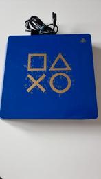 Playstation 4 Limited Edition; 500 gigabyte opslag; blauw, HDMI, Gebruikt, Ophalen of Verzenden, 500 tot 1500 GB