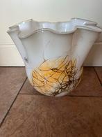 Fidrio Vaas - Prachtig Design!, Ophalen, Wit, Minder dan 50 cm, Glas