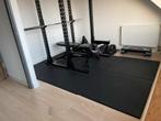 Inspire Power Cage / Rack home gym met vloertegels, Ophalen, Gebruikt, Armen, Halterset