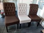 Eetkamerstoelen 6x, Huis en Inrichting, Stoelen, Ophalen of Verzenden, Gebruikt, Bruin, Vijf, Zes of meer stoelen