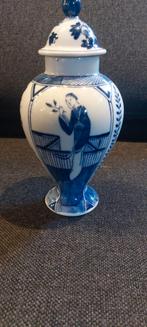 Antieke Delfts Blauwe Vaas met Deksel, Antiek en Kunst, Antiek | Keramiek en Aardewerk, Ophalen
