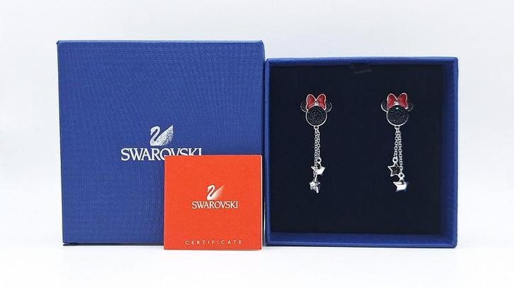 Oorknopjes Minnie Mouse 1112907, Verzamelen, Swarovski, Zo goed als nieuw, Sieraad of Horloge, Verzenden