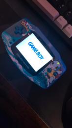 Game Boy Advance met IPS en Squirtle shell, Ophalen of Verzenden, Refurbished, Game Boy Advance