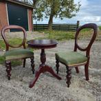 2 stoelen tafel, Antiek en Kunst, Antiek | Meubels | Stoelen en Banken, Ophalen