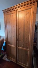 Massief grenen computerkast – 210x120x62 cm, Huis en Inrichting, Kasten | Computermeubels, Ophalen, Gebruikt, 70 tot 120 cm, 170 cm of meer