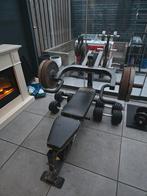 Powertec Krachtstation met gewichten, Sport en Fitness, Fitnessapparatuur, Ophalen, Benen, Gebruikt, Krachtstation