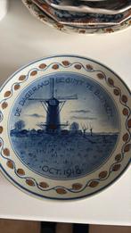 Delfts Blauw Herinneringsborden 1914/1918/1919, Antiek en Kunst, Antiek | Wandborden en Tegels, Ophalen of Verzenden