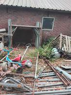 Te koop stalen steigermateriaal, Doe-het-zelf en Verbouw, Metalen, Ophalen, Gebruikt, IJzer