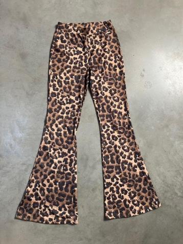 Nieuw Colourful rebel flared legging panterprint mt S 36 beschikbaar voor biedingen