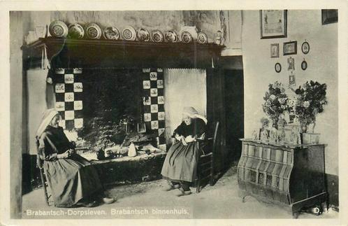 (388-541-031) Brabants Dorpsleven Brabantsch binnenhuis, Verzamelen, Ansichtkaarten | Nederland, Noord-Brabant, Verzenden