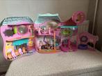 Littlest petsshop huis met 6 bijbehorende dieren, Ophalen, Gebruikt
