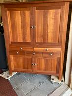 Kersenhouten kast, Ophalen, Gebruikt, 120 tot 170 cm, Kersenhout