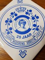 tegeltje konigin juliana 25 jaar, Ophalen of Verzenden, 'T Olde Gre-j, Info@toldegrej.nl, Endepoelstraat 20f Didam