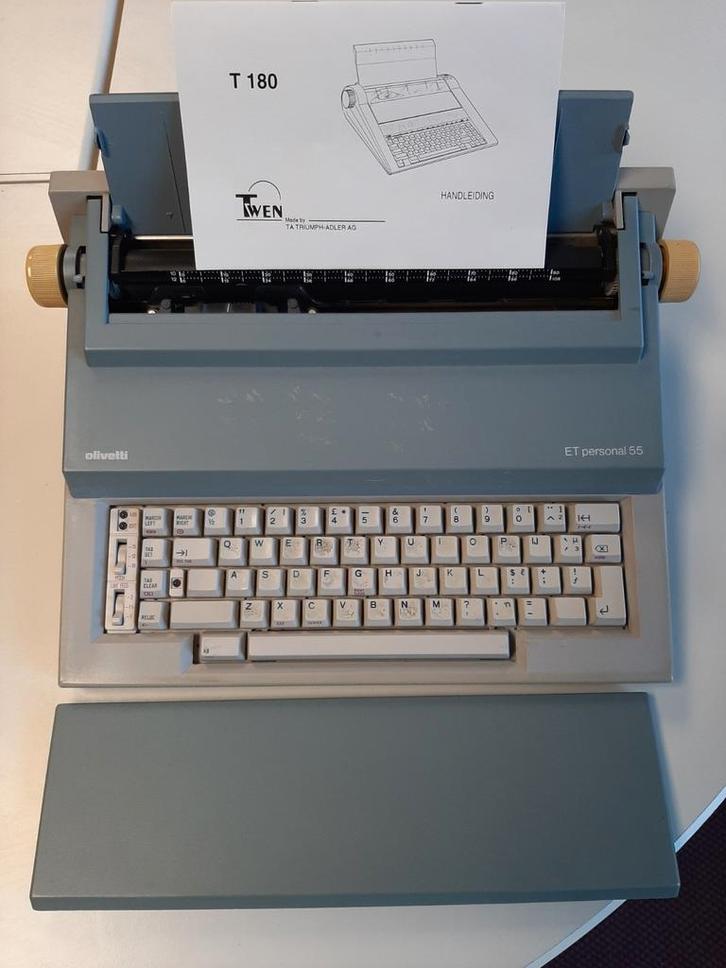 Olivetti ET Personal 55 Schrijfmachine, Computers en Software, Vintage Computers, Ophalen of Verzenden