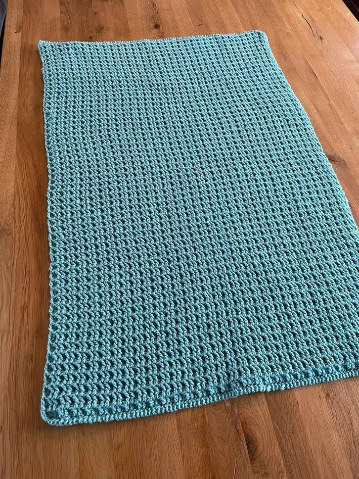 Handgemaakte babydeken NIEUW!, Kinderen en Baby's, Dekens, Slaapzakjes en Inbakerproducten, Zo goed als nieuw, Deken, 100 cm of meer