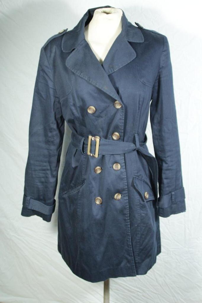 Nette lange donkerblauwe tussenjas.Mt 38.Merk Atmosphere, Kleding | Dames, Jassen | Winter, Zo goed als nieuw, Maat 38/40 (M)