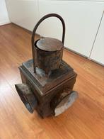 Antieke wagonlamp treinlamp, Verzamelen, Ophalen of Verzenden, Gebruikt, Trein, Overige typen