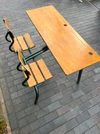 Vintage stoer Frans schoolbureau, Ophalen of Verzenden, Gebruikt