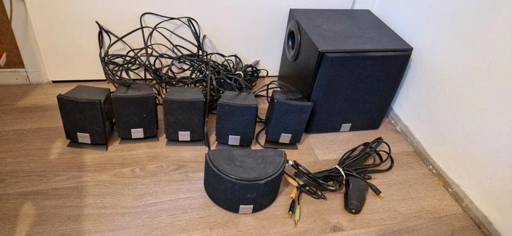 creative inspire 6.1 6700 surround systeem, Computers en Software, Pc speakers, Gebruikt, Overige typen, Ophalen