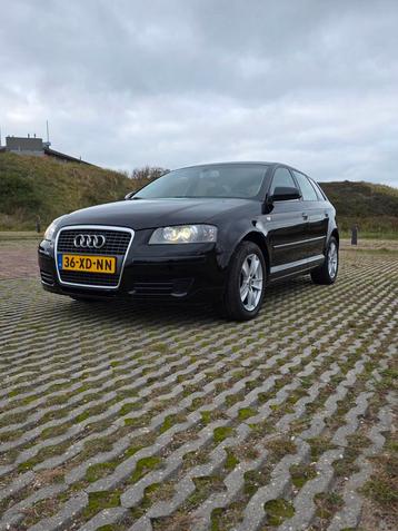 Audi A3 1.8 TFSI 118KW/160PK 2007 Zwart - Nieuwe APK! beschikbaar voor biedingen