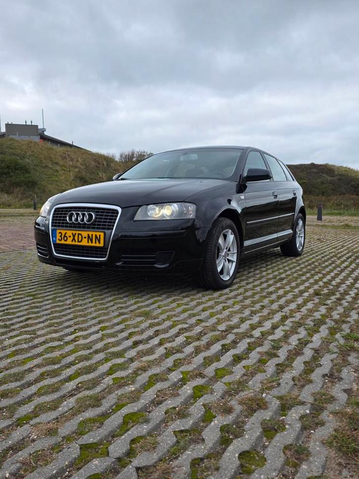 Audi A3 1.8 TFSI 118KW/160PK 2007 Zwart - Nieuwe APK!, Auto's, Audi, Particulier, A3, ABS, Airbags, Airconditioning, Alarm, Android Auto