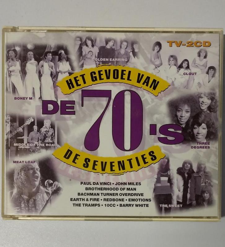 2CD fatbox Het Gevoel Van De Seventies (1997 KRO / Endemol), Cd's en Dvd's, Cd's | Verzamelalbums, Gebruikt, Pop, Boxset, Ophalen of Verzenden
