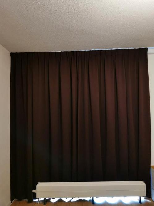 Verduistergordijn inclusief rails (240cm x 258cm), Huis en Inrichting, Stoffering | Gordijnen en Lamellen, Gebruikt, 200 cm of meer