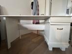 Bureau Wit, Huis en Inrichting, Bureaus, Ophalen, Gebruikt, Bureau