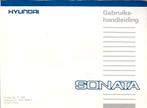 Gebruikers handleiding instructieboek Hyundai Sonata 1988, Auto diversen, Handleidingen en Instructieboekjes, Ophalen of Verzenden