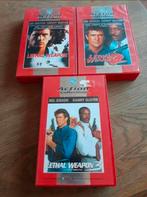 Lethal Weapon Trilogy videobanden. Action collection, Cd's en Dvd's, VHS | Film, Alle leeftijden, Ophalen of Verzenden, Gebruikt