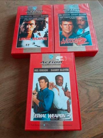 Lethal Weapon Trilogy videobanden. Action collection beschikbaar voor biedingen