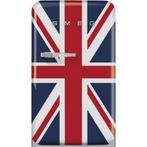 Smeg koelkast union jack, 200 liter of meer, Zo goed als nieuw, 45 tot 60 cm, Met vriesvak