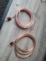 Tasker C270TS luidspreker kabel, 1 zijde AudioQuest banaanst, 2 tot 5 meter, Luidsprekerkabel, Gebruikt, Ophalen of Verzenden