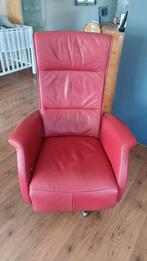 Te koop rode relax fauteuil, Huis en Inrichting, Fauteuils, Ophalen, Zo goed als nieuw