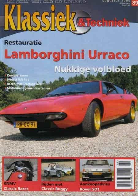 Klassiek & Techniek 89 2005 : Lamborghini Urraco - VW Buggy, Boeken, Auto's | Folders en Tijdschriften, Gelezen, Algemeen, Ophalen of Verzenden