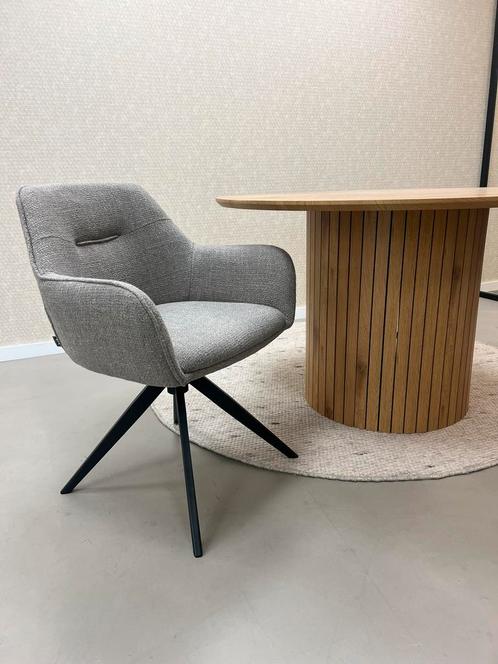 6x Grijs - Luxe draaistoelen - Laatste sets, Huis en Inrichting, Stoelen, Nieuw, Vijf, Zes of meer stoelen, Grijs, Ophalen of Verzenden