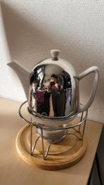 Theepot met warmhouder, Ophalen of Verzenden, Zo goed als nieuw