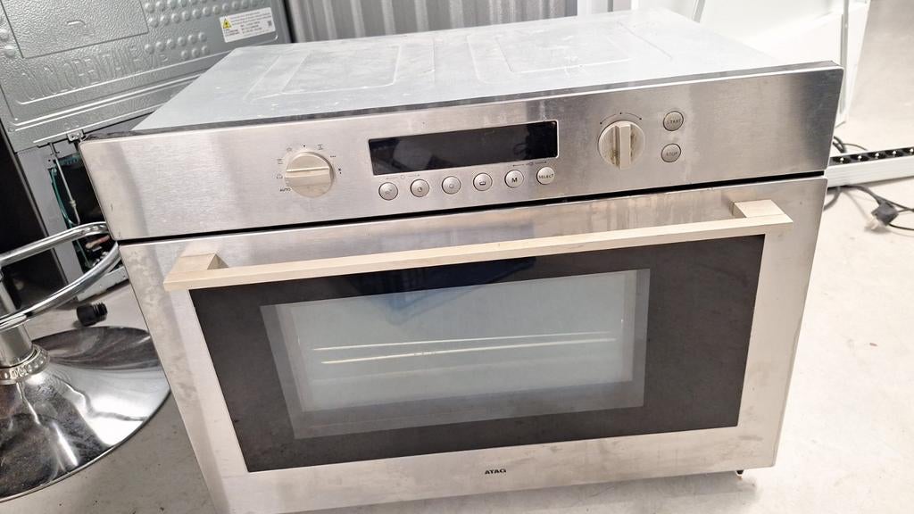 Atag Stoom / Oven met Grill - Gebruikt, Gebruikt, Hete lucht, Oven met grill, Inbouw